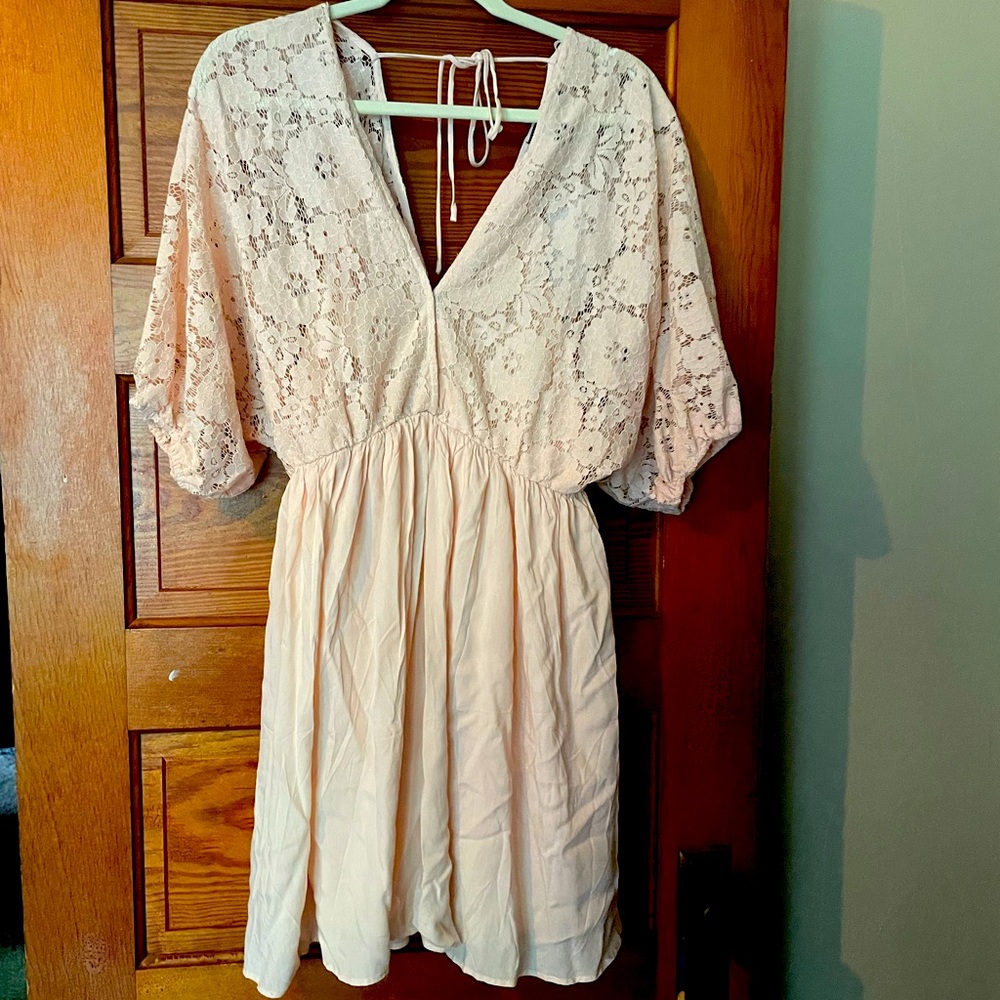 Blush Lace Dress